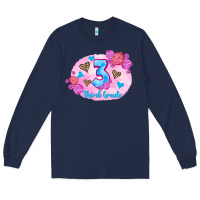 Navy back to school flowers third grade 3200x2400 Long Sleeve Tee - AdoDesignShop