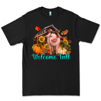 Black Welcome fall pig Premium Tee - RanaPortraitStore