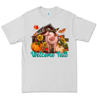 Dove Grey Welcome fall pig Premium Tee - RanaPortraitStore