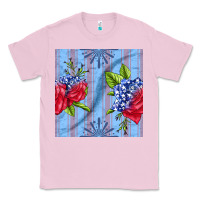 Bubblegum Pink patriotic rose Classic Tee - BundleAndBundleShop