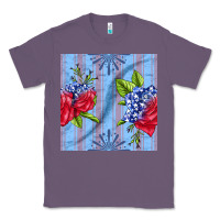 Lavender patriotic rose Classic Tee - BundleAndBundleShop
