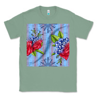 Sage patriotic rose Classic Tee - BundleAndBundleShop