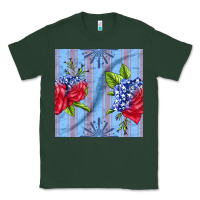 Sports Green patriotic rose Classic Tee - BundleAndBundleShop