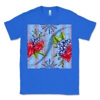 True Royal patriotic rose Classic Tee - BundleAndBundleShop