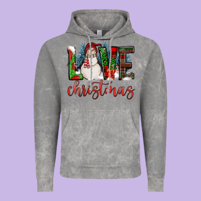 Love Christmas Vintage Hoodie Designed By Fadigitalartstudio