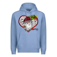 Colony Blue Valentine's Day Gnome Premium Hoodie - Bettercallsaul