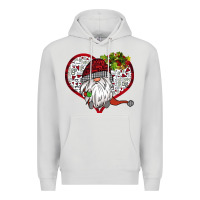 Dove Grey Valentine's Day Gnome Premium Hoodie - Bettercallsaul