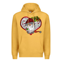 Mustard Valentine's Day Gnome Premium Hoodie - Bettercallsaul