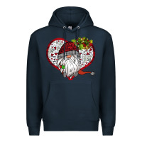 Navy Valentine's Day Gnome Premium Hoodie - Bettercallsaul