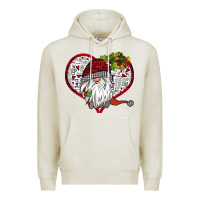 Oatmeal Heather Valentine's Day Gnome Premium Hoodie - Bettercallsaul