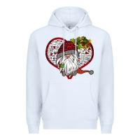 White Valentine's Day Gnome Premium Hoodie - Bettercallsaul
