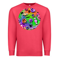 Cardinal halloween round earrings 4 Premium Sweatshirt - BundleAndBundleShop