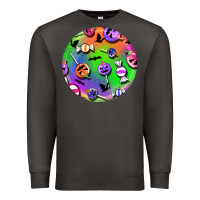 Smoke halloween round earrings 4 Premium Sweatshirt - BundleAndBundleShop