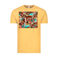 Vintage Mustard football leopard cowhide Vintage Tee - JahusDesignShop
