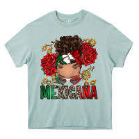 Arona Mexicana Latina messy bun Heavy Core Tee - RanaPortraitStore