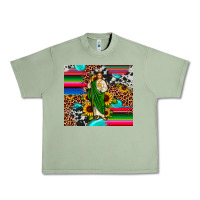 Oil Green san judas leopard cowhide gemstone Urban Heavy Tee - JahusDesignShop