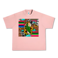 Salmon san judas leopard cowhide gemstone Urban Heavy Tee - JahusDesignShop