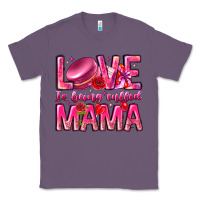 Lavender Love is Being Called Mama Classic Tee - CowhideDigitalArt