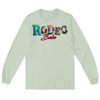 Matcha rodeo babe turquoise serape cowhide leopard Long Sleeve Tee - Artiststas