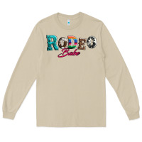 Mushroom rodeo babe turquoise serape cowhide leopard Long Sleeve Tee - Artiststas