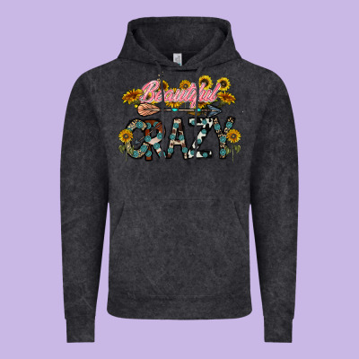 Beautiful Crazy Vintage Hoodie Designed By Cowhidedigitalart