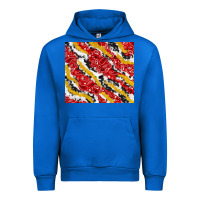 Cobalt bandana and cowhide pattern Urban Hoodie - TumblerDesignByShophia