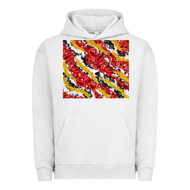 Bandana And Cowhide Pattern Urban Hoodie by TumblerDesignByShophia | Teevron
