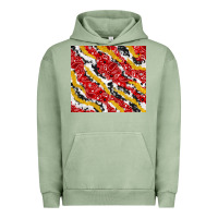 Pigment Oil Green bandana and cowhide pattern Urban Hoodie - TumblerDesignByShophia