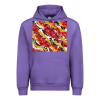 Tulip bandana and cowhide pattern Urban Hoodie - TumblerDesignByShophia