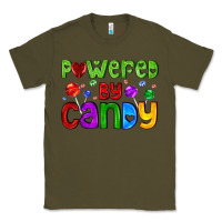 Army Green powered by candy with lollipops Classic Tee - AdoDesignShop