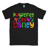 Black powered by candy with lollipops Classic Tee - AdoDesignShop