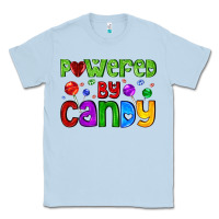 Dusty Blue powered by candy with lollipops Classic Tee - AdoDesignShop