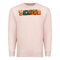 Pale Pink fall senior 2023 Premium Sweatshirt - BundleAndBundleShop