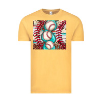 Vintage Mustard baseball leopard cowhide turquoise Vintage Tee - JahusDesignShop