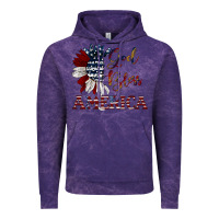Cloud Purple god bless america Vintage Hoodie - JahusDesignShop