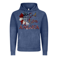 Vintage Denim god bless america Vintage Hoodie - JahusDesignShop