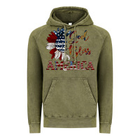 Vintage Olive god bless america Vintage Hoodie - JahusDesignShop