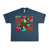 Midnight Navy san judas leopard cowhide tumbler Urban Heavy Tee - JahusDesignShop