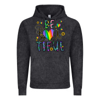 Vintage Black be you tiful Vintage Hoodie - CowhideDigitalArt