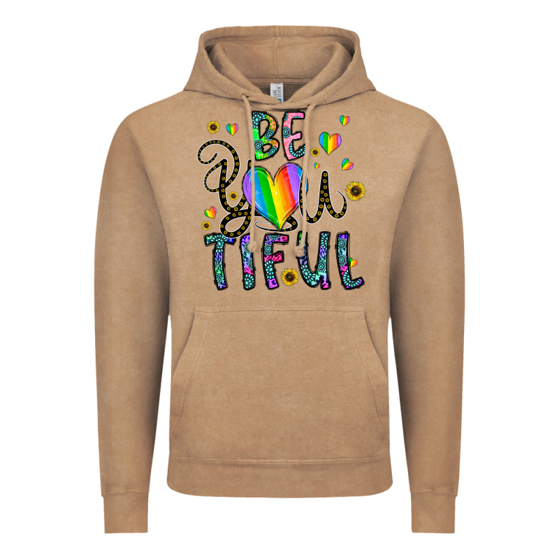 Be You Tiful Vintage Hoodie by CowhideDigitalArt | Teevron