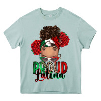 Arona Proud Latina messy bun Heavy Core Tee - RanaPortraitStore