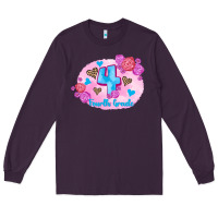 Plum back to school flowers fourth grade 3200x2400 Long Sleeve Tee - AdoDesignShop
