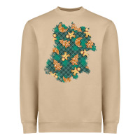 Mushroom christmas gingerbread cookies patch Heavyweight Sweatshirt - BundleAndBundleShop