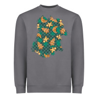 Storm christmas gingerbread cookies patch Heavyweight Sweatshirt - BundleAndBundleShop
