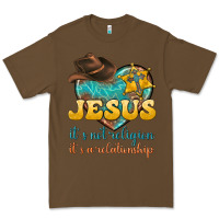 Cacao jesus it s not religion it s a relationship Premium Tee - texasbilliewilder