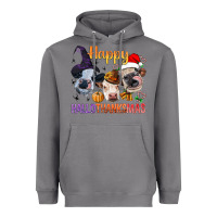 Storm Happy Hallothanksmas Cows Heavyweight Hoodie - BundleAndBundleShop