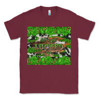Burgundy let's get lucked up Classic Tee - Artiststas