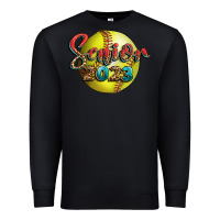 Black softball senior 2023 Premium Sweatshirt - BundleAndBundleShop