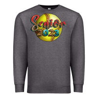 Charcoal Heather softball senior 2023 Premium Sweatshirt - BundleAndBundleShop