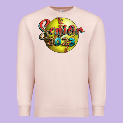 Softball Senior 2023 Premium Sweatshirt Designed By Bundleandbundleshop